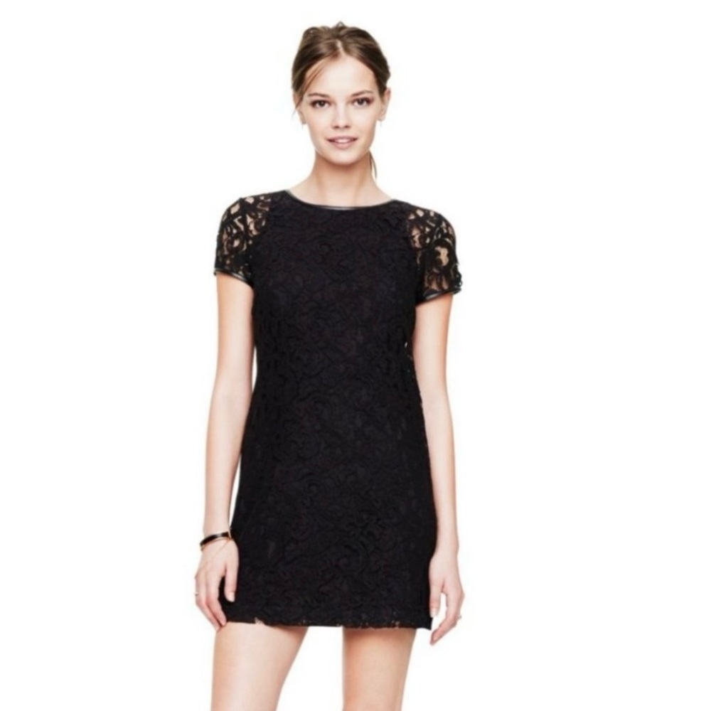Vintage Club Monaco Dress - Witherbee Black Lace Crewneck, size 2